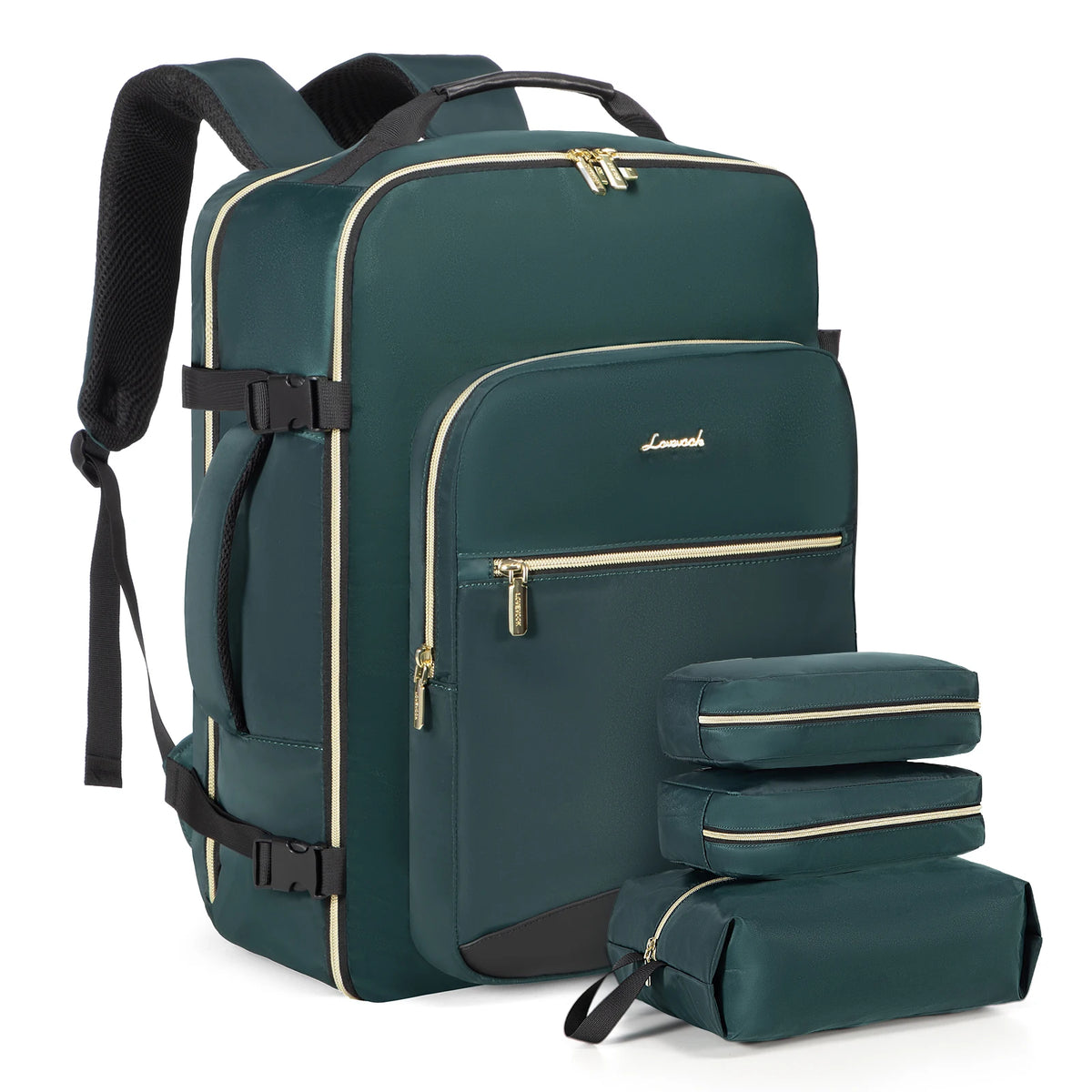 Under-Seat 40L Travel Backpack with 3 Packing Pockets