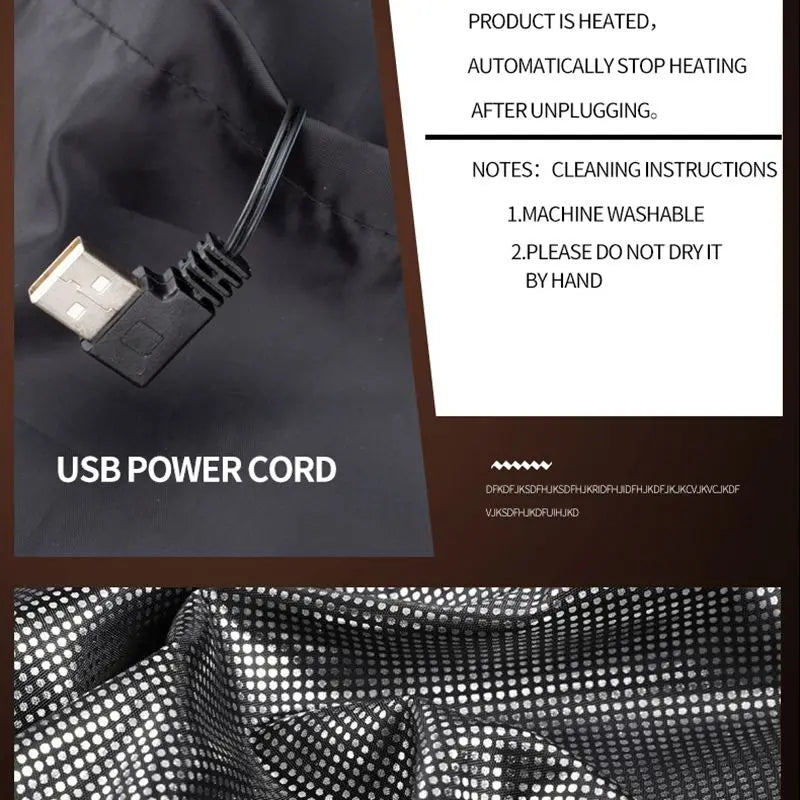 9-Zone Graphene Heated Vest