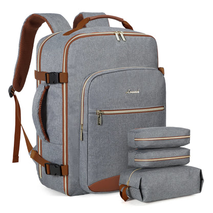 Under-Seat 40L Travel Backpack with 3 Packing Pockets
