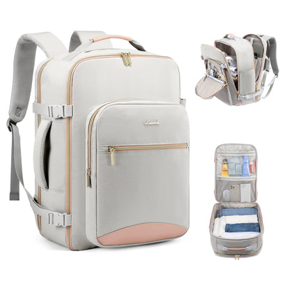 Under-Seat 40L Travel Backpack with 3 Packing Pockets