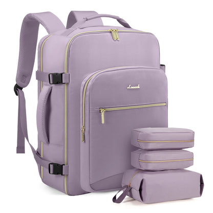 Under-Seat 40L Travel Backpack with 3 Packing Pockets