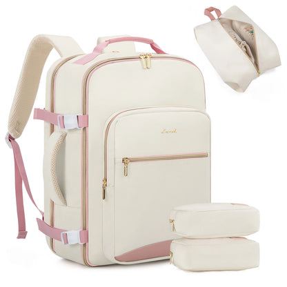 Under-Seat 40L Travel Backpack with 3 Packing Pockets