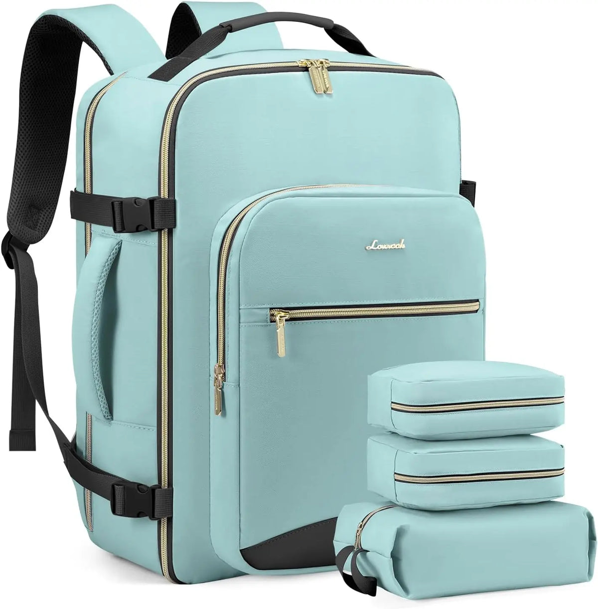 Under-Seat 40L Travel Backpack with 3 Packing Pockets