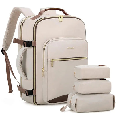 Under-Seat 40L Travel Backpack with 3 Packing Pockets