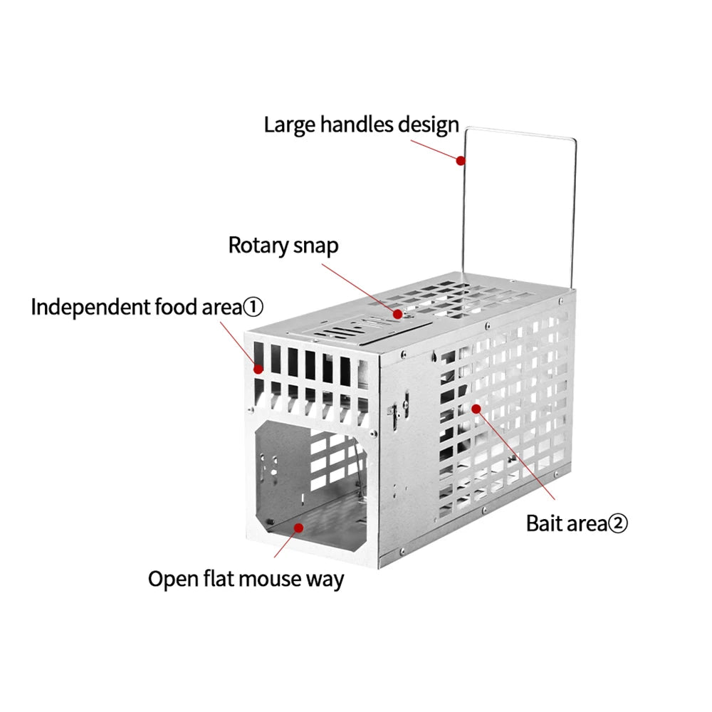Multi-Catch Rodent Trap Cage
