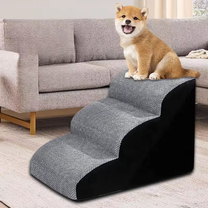 Memory Foam Pet Stairs & Ramp