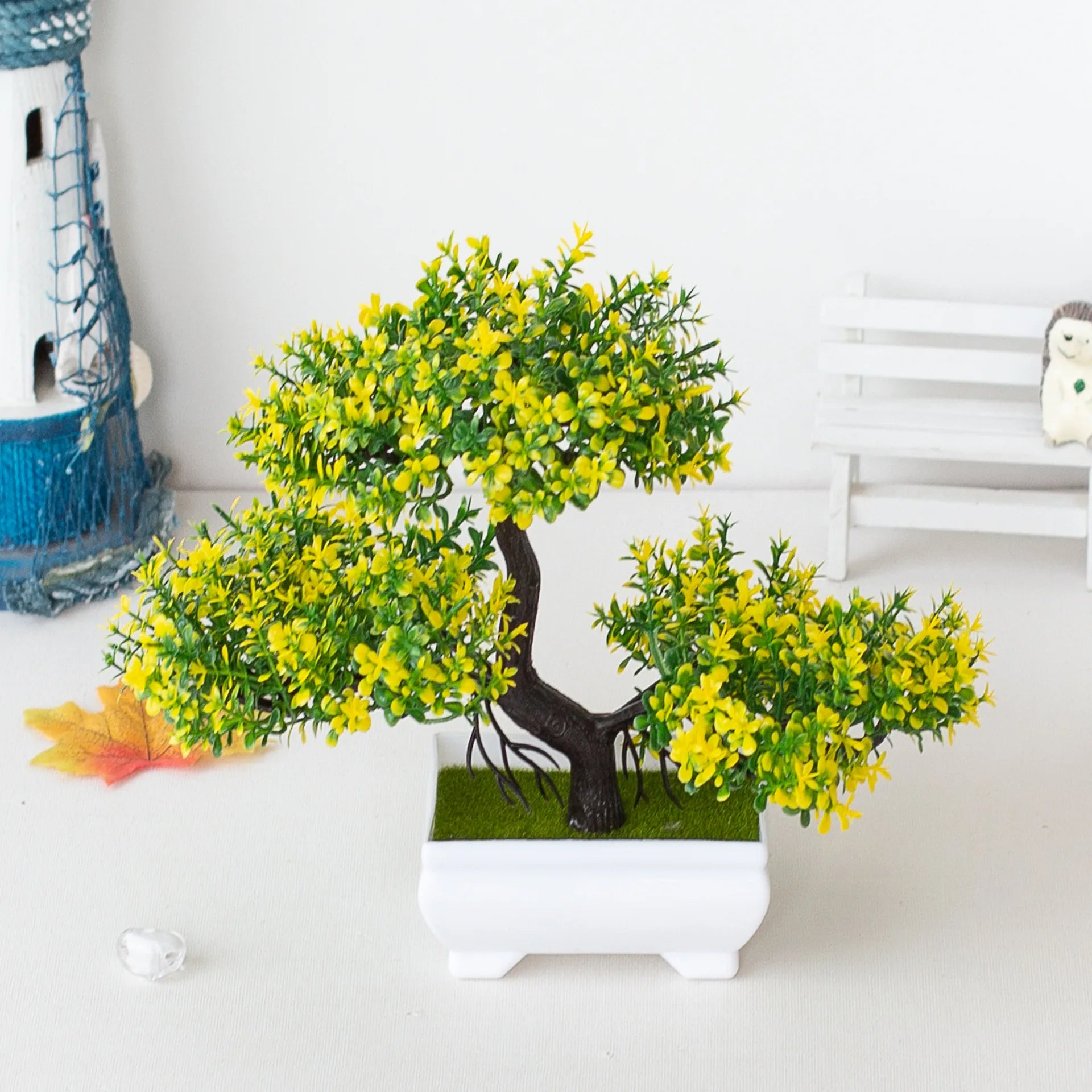 Artificial Bonsai Tree – Faux Potted Plant Décor