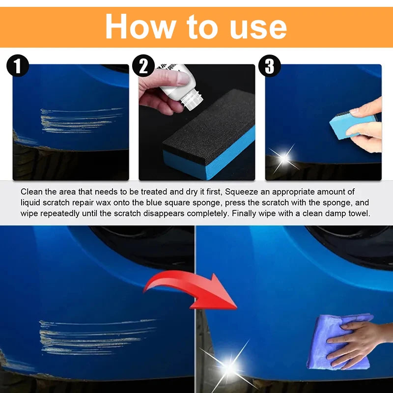Car Scratch & Swirl Remover Wax Kit