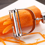 Stainless Steel Julienne Peeler – Vegetable & Fruit Grater