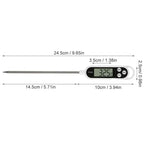 Digital Food Thermometer – Instant-Read Meat & Oil Probe