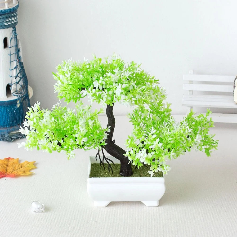 Artificial Bonsai Tree – Faux Potted Plant Décor
