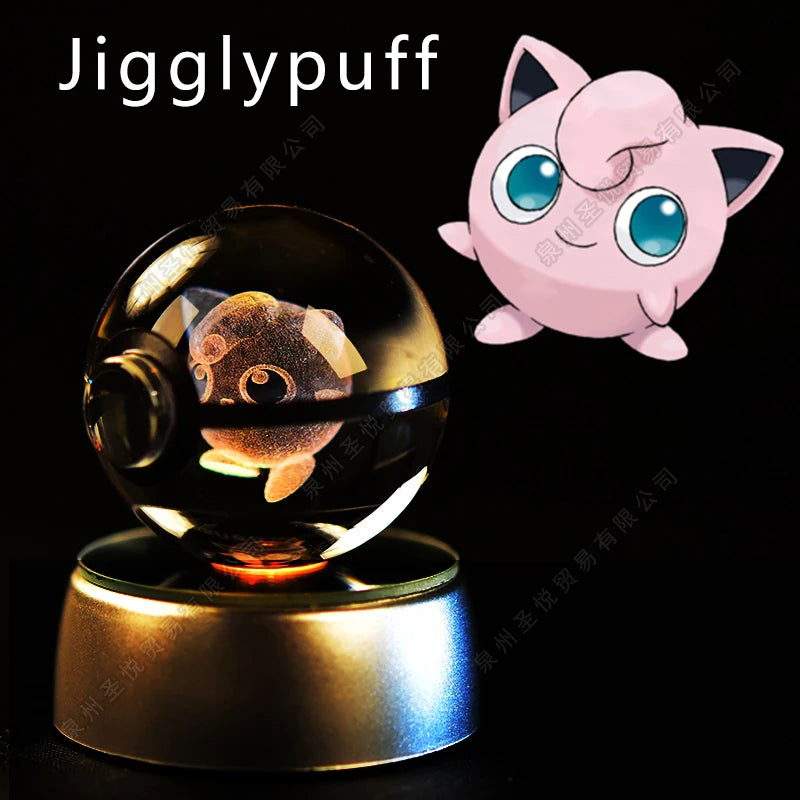 Pokemon Crystal Ball Night Light