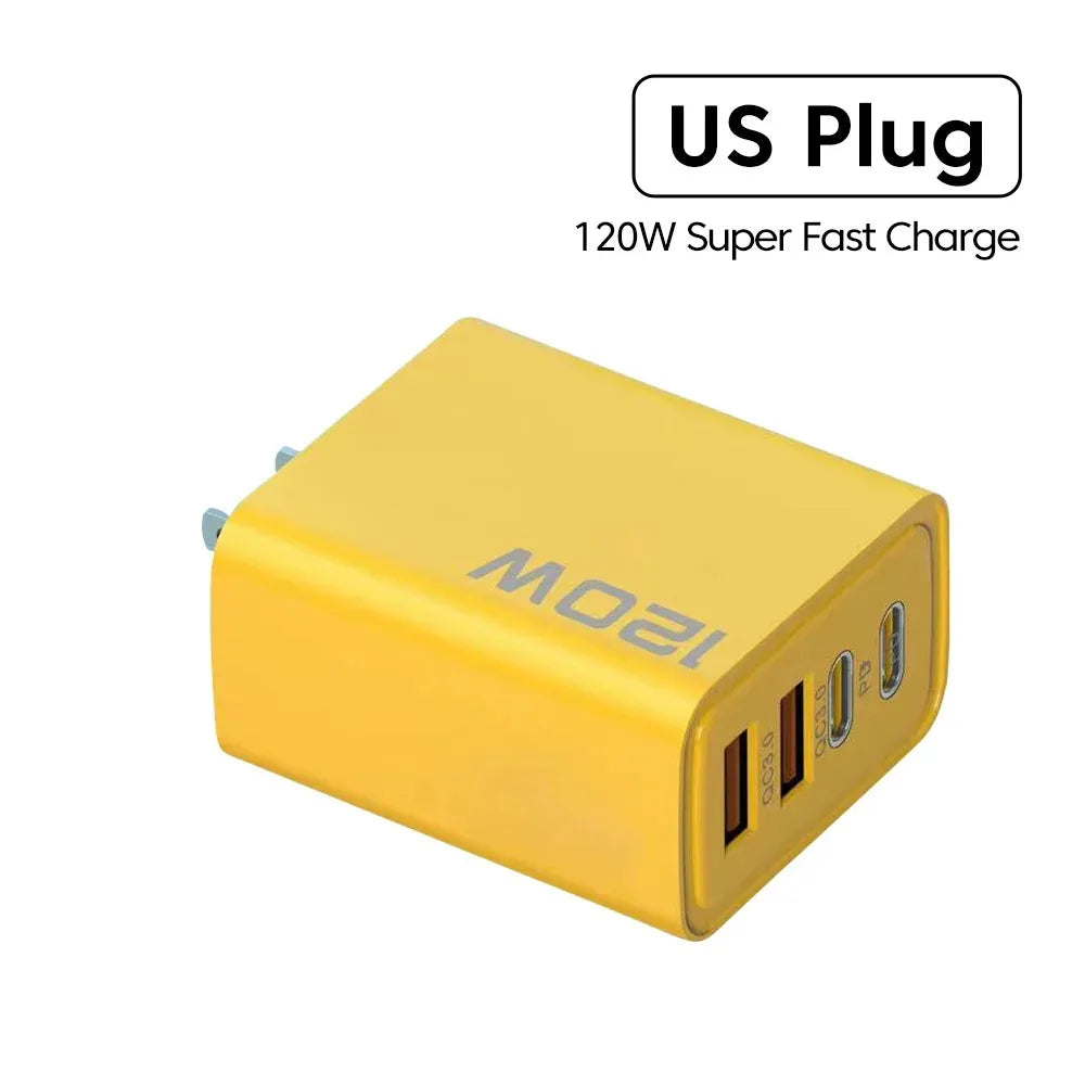 4-Port USB-C Fast Charger – PD Wall Adapter