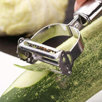 Stainless Steel Julienne Peeler – Vegetable & Fruit Grater