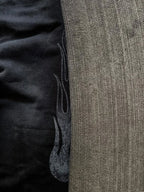 Embroidered Straight-Leg Casual Pants