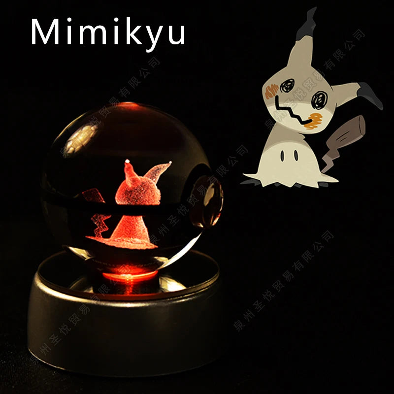 Pokemon Crystal Ball Night Light
