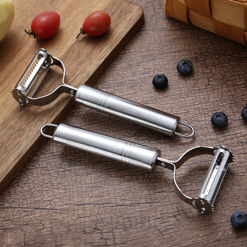 Stainless Steel Julienne Peeler – Vegetable & Fruit Grater