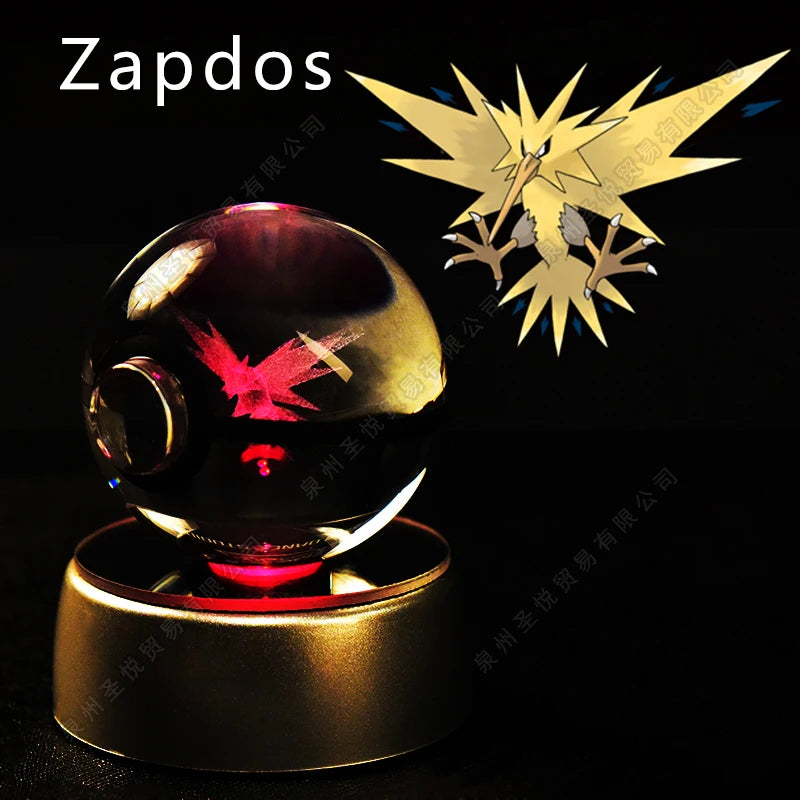 Pokemon Crystal Ball Night Light