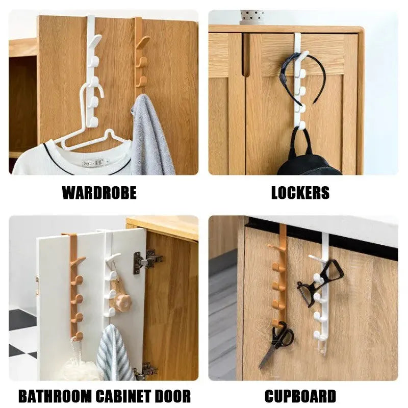Over-the-Door Hook Organizer – Clothes & Bag Hanger