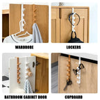 Over-the-Door Hook Organizer – Clothes & Bag Hanger
