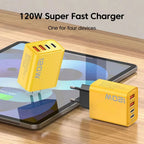 4-Port USB-C Fast Charger – PD Wall Adapter