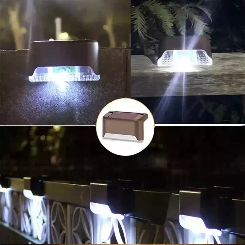 Solar LED Garden Deck & Step Lights