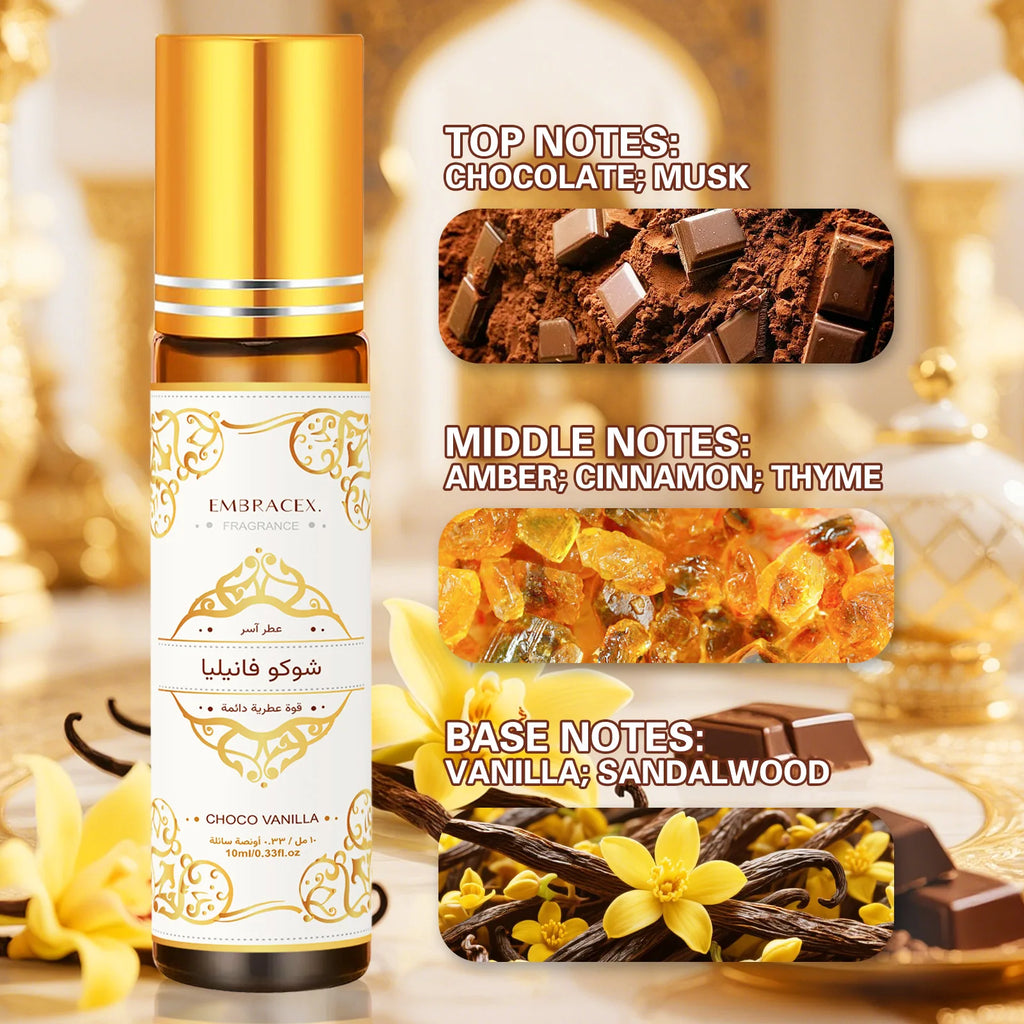 Choco Vanilla Roll-On Perfume Oil – Long-Lasting Scent