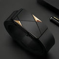 Men's PU Leather Belt with Automatic Buckle