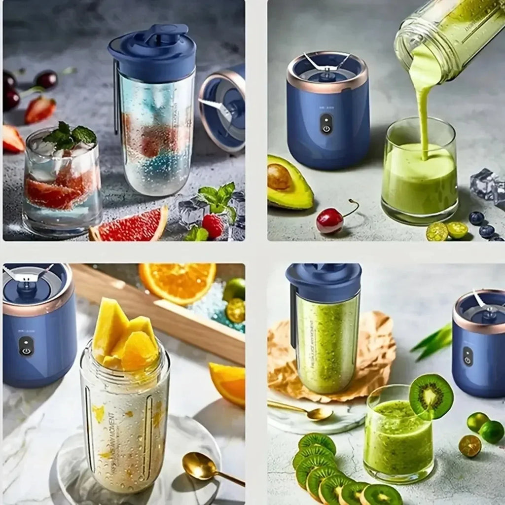 Portable USB Blender Cup – Rechargeable Travel Juicer