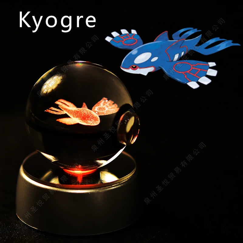 Pokemon Crystal Ball Night Light