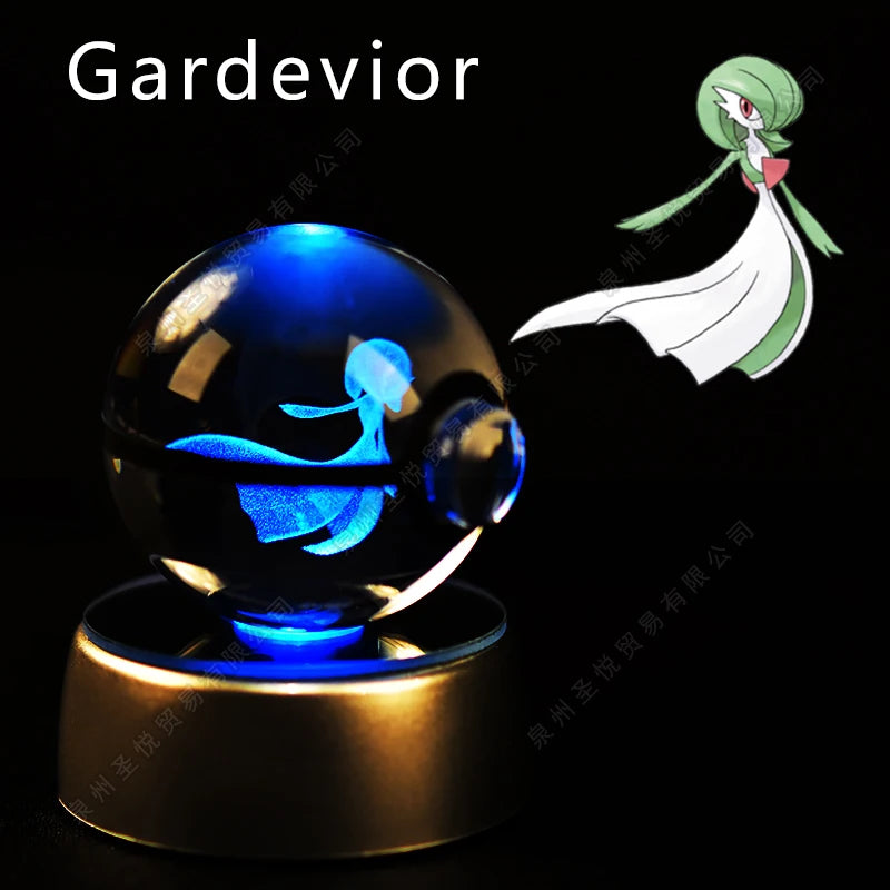 Pokemon Crystal Ball Night Light