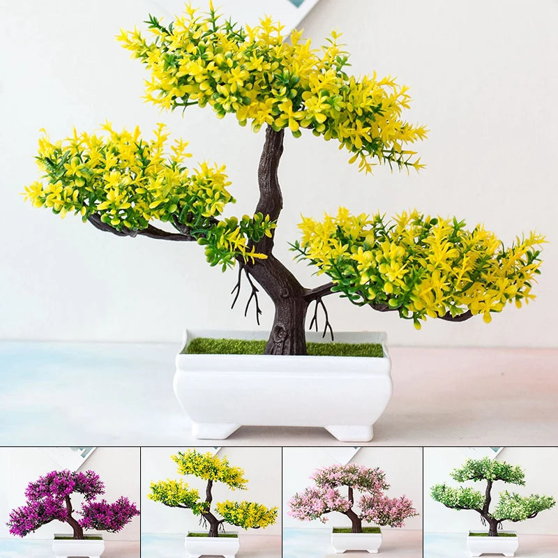 Artificial Bonsai Tree – Faux Potted Plant Décor