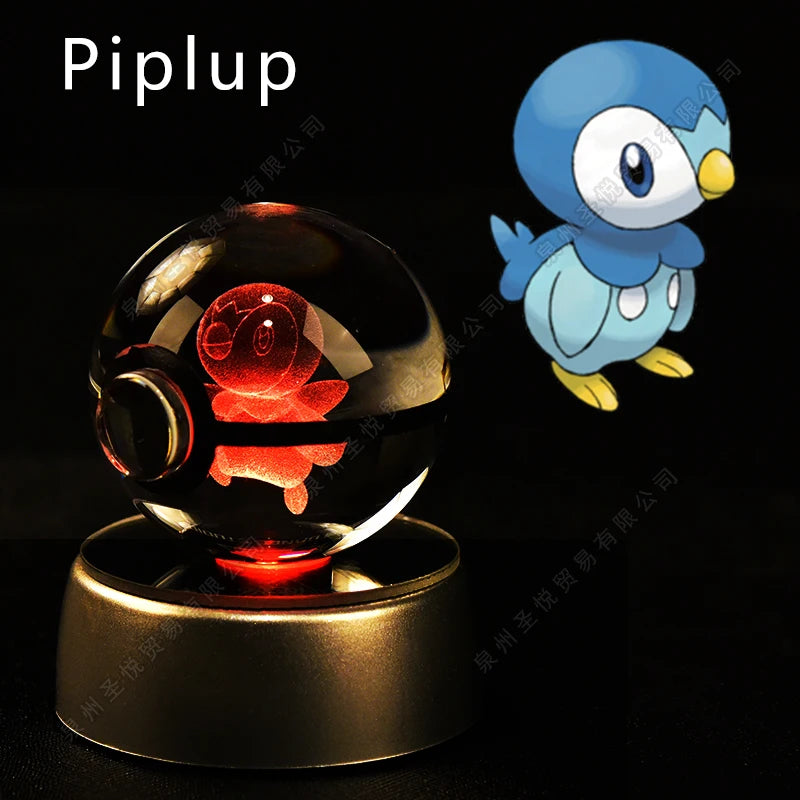 Pokemon Crystal Ball Night Light