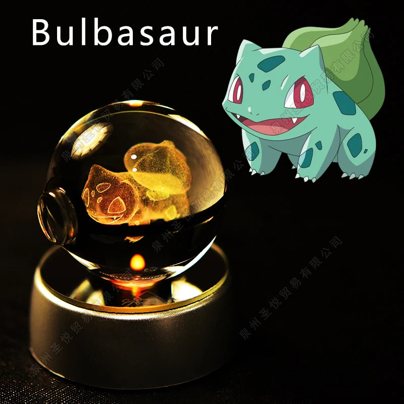 Pokemon Crystal Ball Night Light