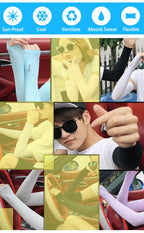 UV Protection Arm Sleeves – Cooling Sun Cover for Cycling & Driving