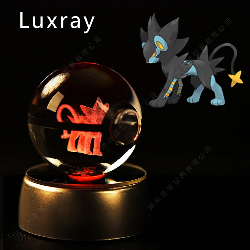 Pokemon Crystal Ball Night Light