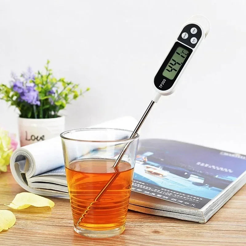 Digital Food Thermometer – Instant-Read Meat & Oil Probe