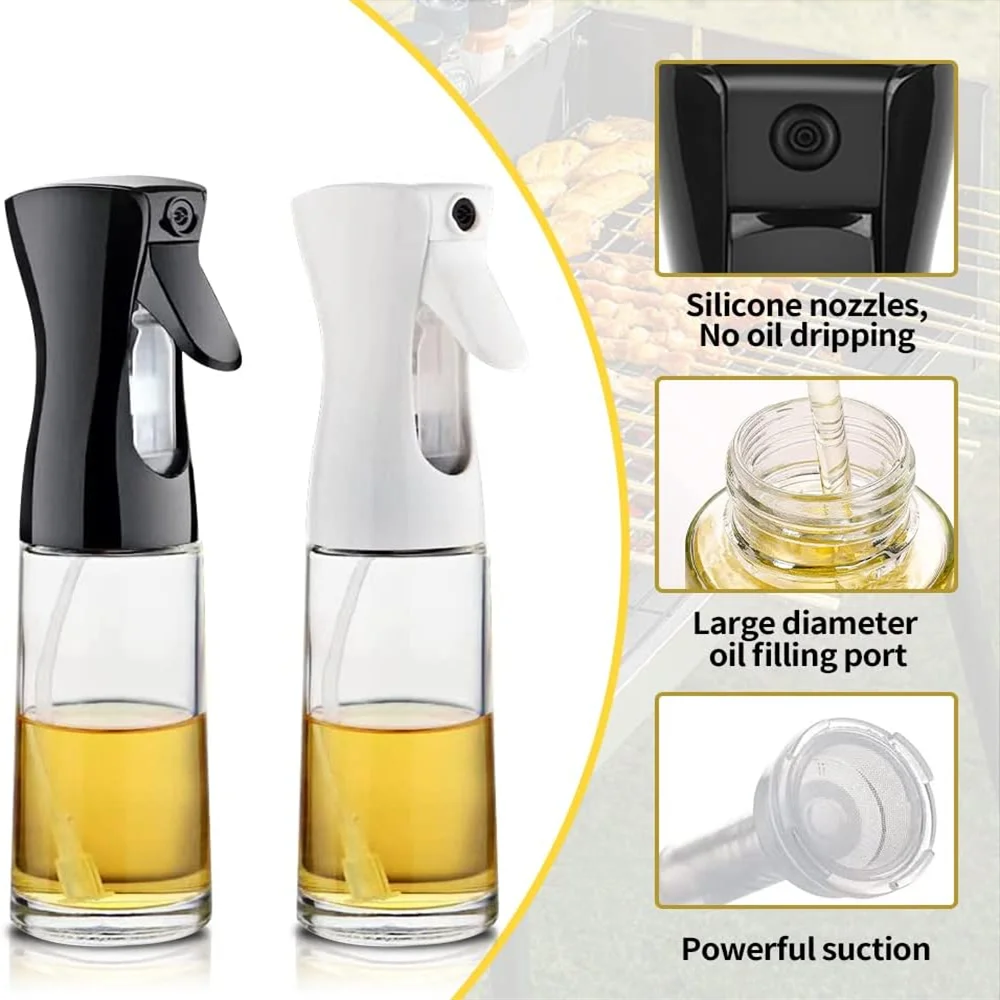 Reusable Oil Sprayer Bottle – Kitchen Mist Dispenser