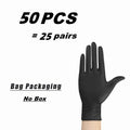 Black Nitrile Disposable Gloves – Latex-Free, Textured Grip