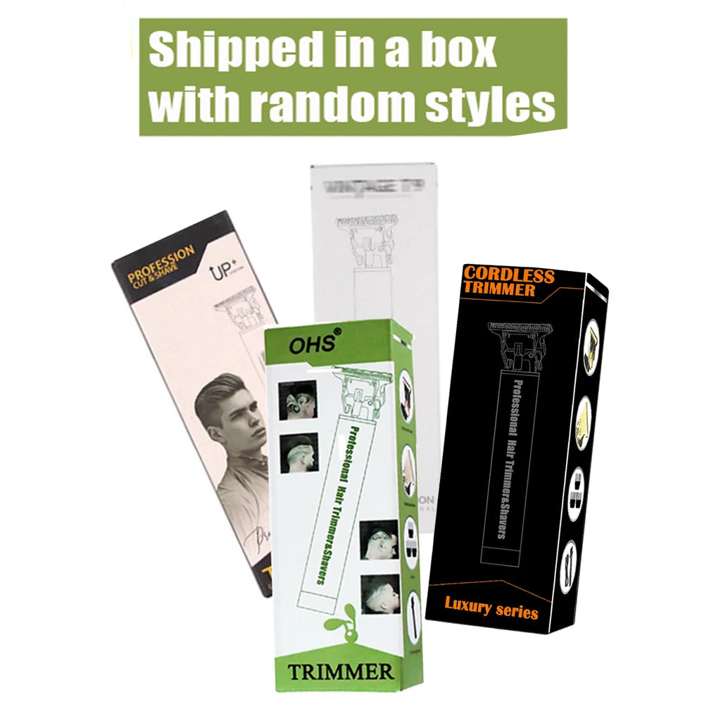 T9 Rechargeable Hair Clipper – 0mm Precision Trimmer