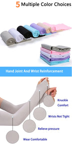 UV Protection Arm Sleeves – Cooling Sun Cover for Cycling & Driving