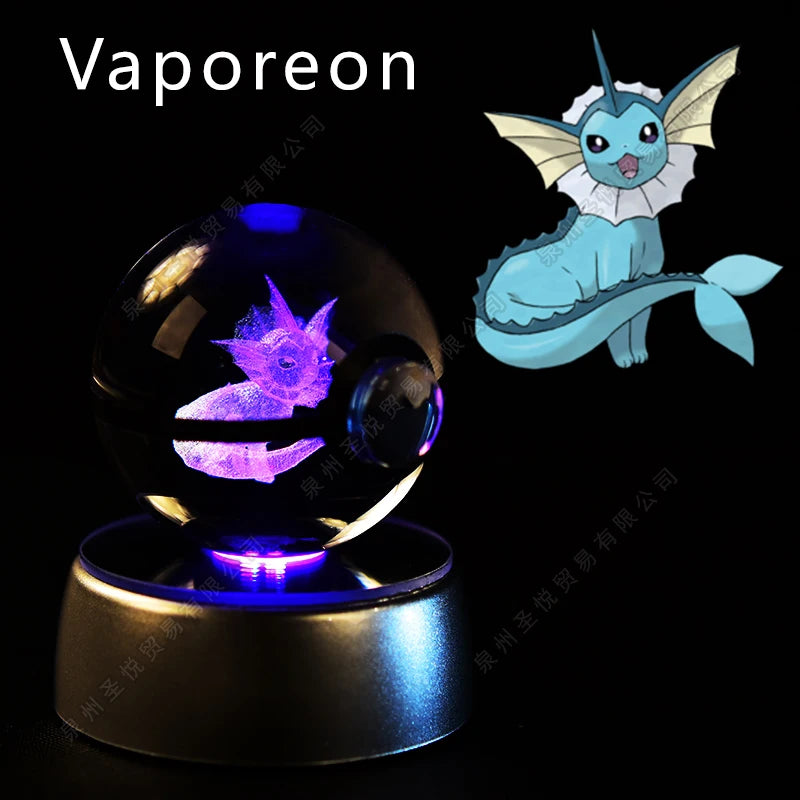 Pokemon Crystal Ball Night Light
