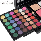 Glitter & Matte Eyeshadow Palette – Long-Lasting Pigment