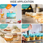 Silicone Piping Bag & Tip Set – Reusable Cake Decorating Kit