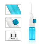 Portable Oral Irrigator – Manual High-Pressure Water Flosser