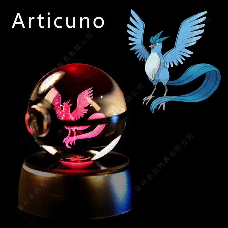 Pokemon Crystal Ball Night Light
