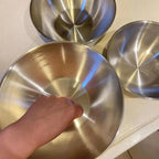 Stainless Steel Mixing Bowl Set with Measurement Scale