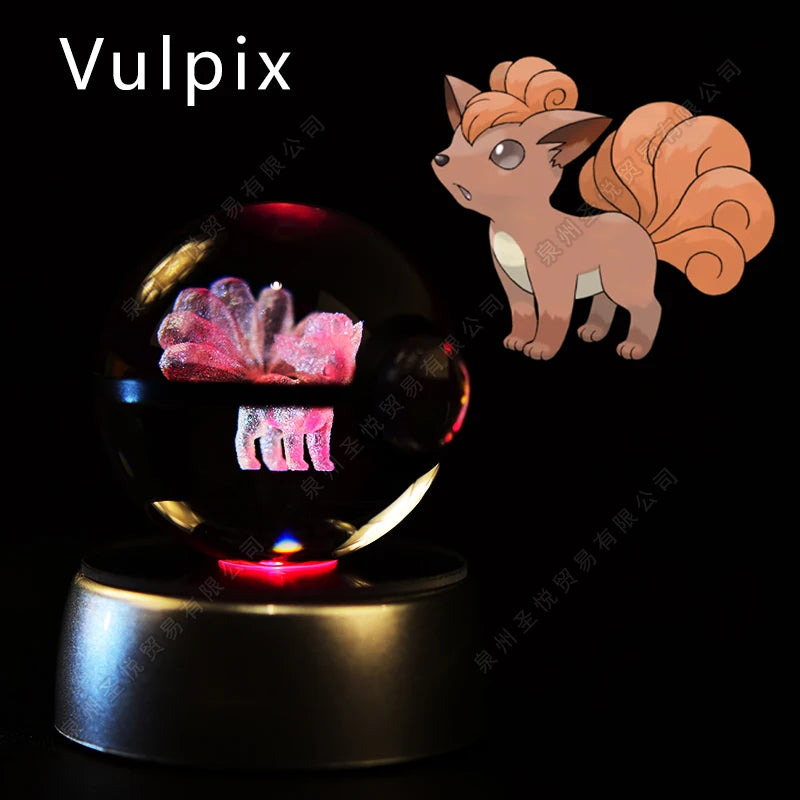 Pokemon Crystal Ball Night Light