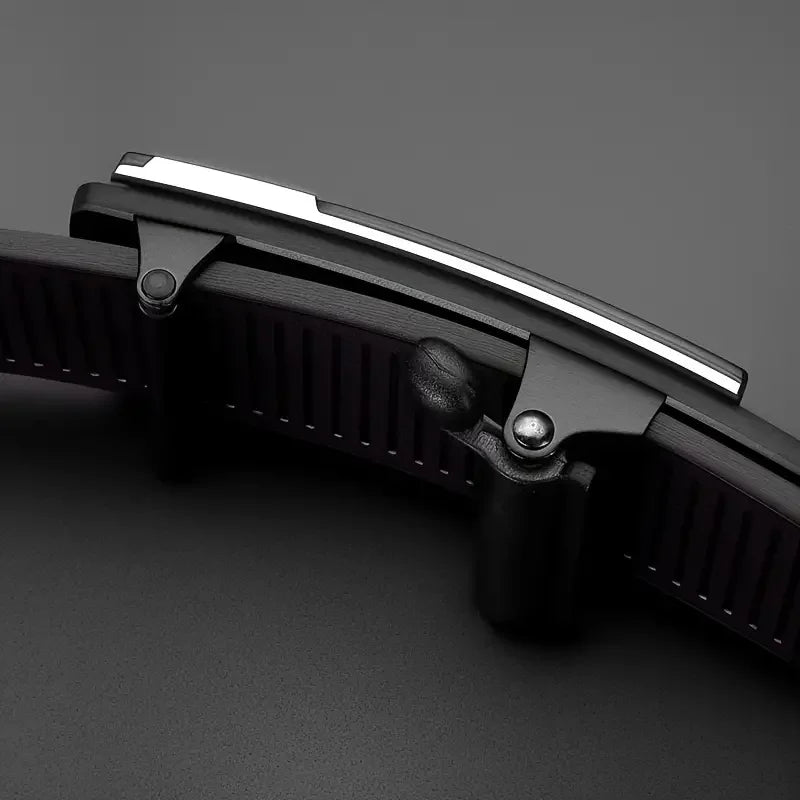 Men's PU Leather Belt with Automatic Buckle