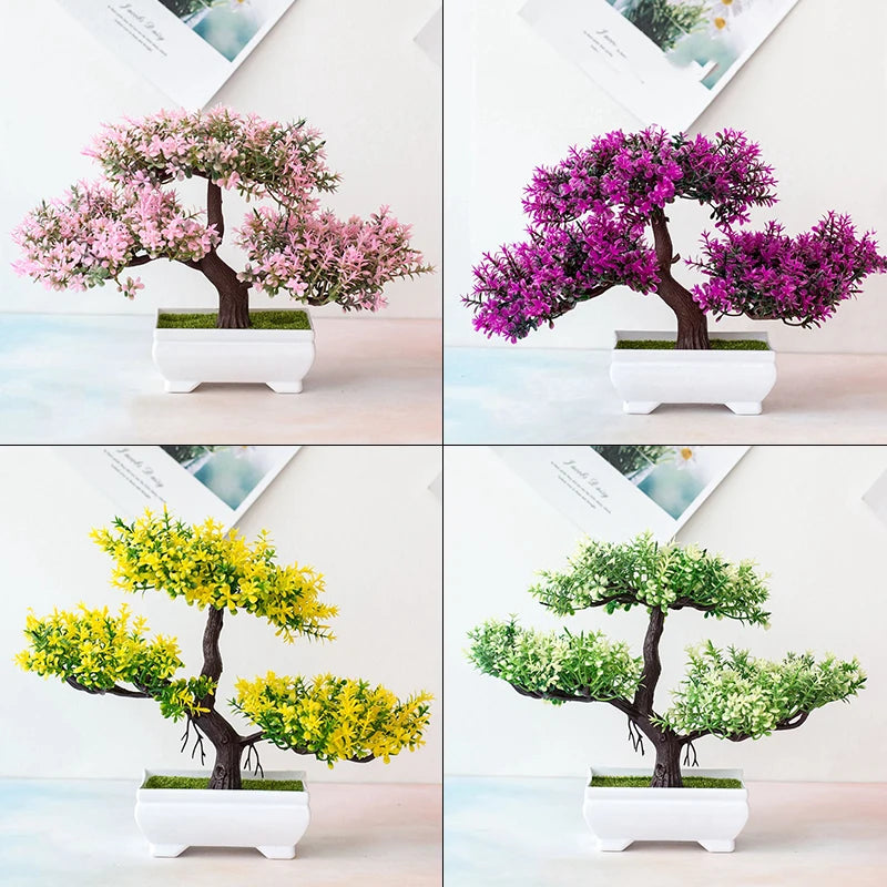 Artificial Bonsai Tree – Faux Potted Plant Décor